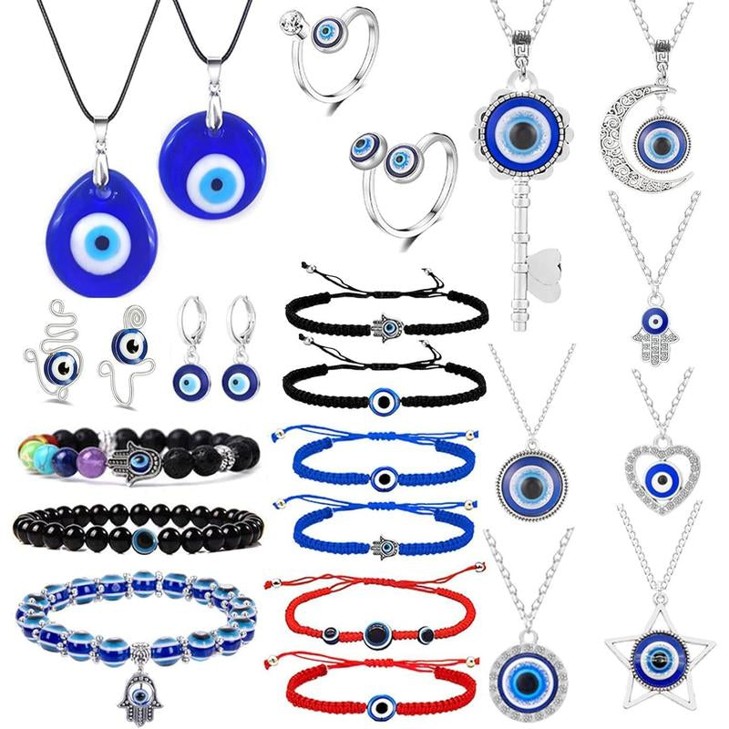NazarGlück™ - Schmuckset mit 23 Schutzamuletten