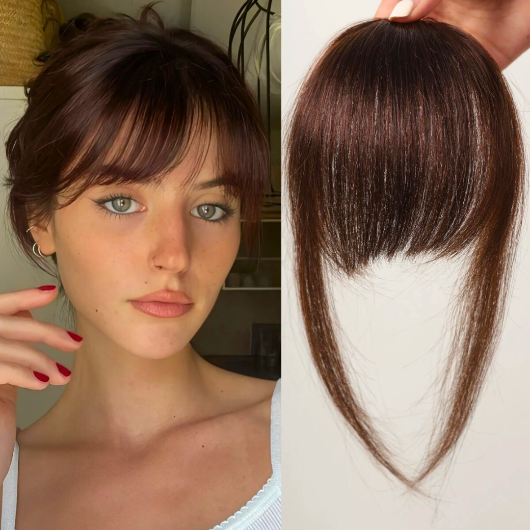 LuxeBangs | 100% Echthaar Ponyverlängerungen