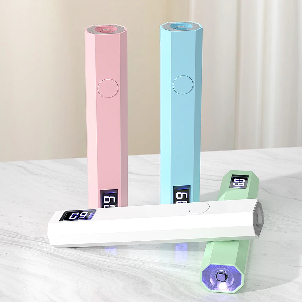 UV Mini-Lampe für Nägel – Tragbares Werkzeug mit Display