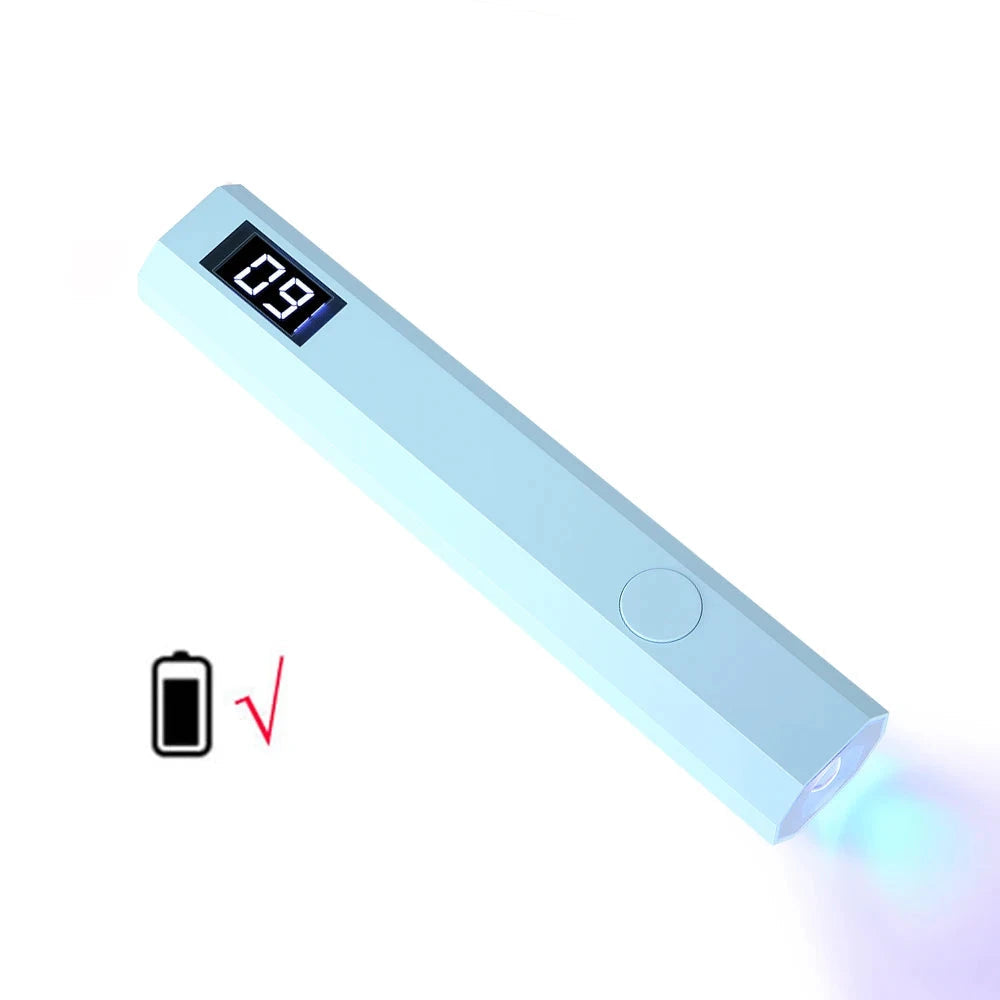 UV Mini-Lampe für Nägel – Tragbares Werkzeug mit Display
