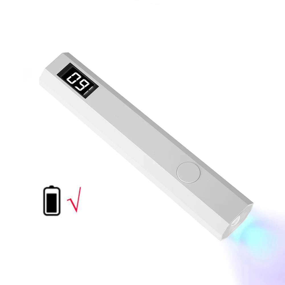 UV Mini-Lampe für Nägel – Tragbares Werkzeug mit Display