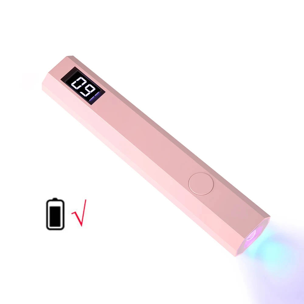 UV Mini-Lampe für Nägel – Tragbares Werkzeug mit Display