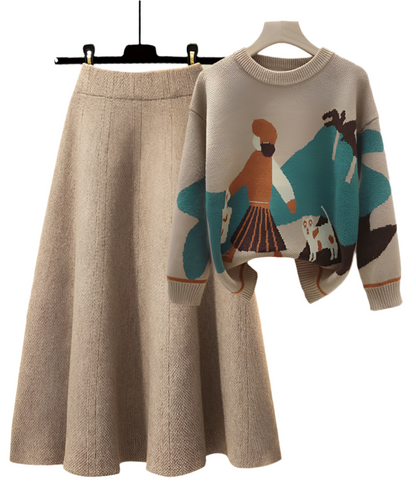 Haily | Pullover und Rock-Set