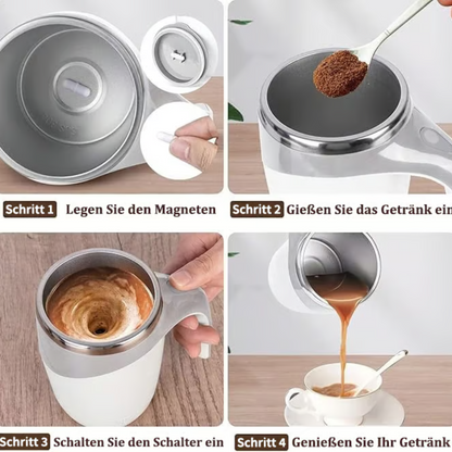 MixMaster™ - Selbstmischender Kaffeebecher aus Edelstahl