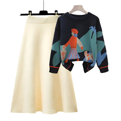 Haily | Pullover und Rock-Set
