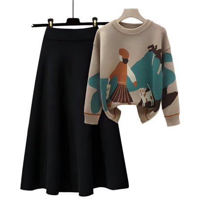 Haily | Pullover und Rock-Set
