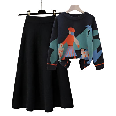 Haily | Pullover und Rock-Set