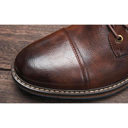 Aaron | Handgefertigte Leder Oxford Stiefel