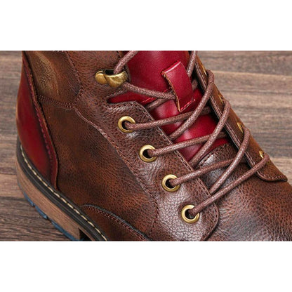 Aaron | Handgefertigte Leder Oxford Stiefel