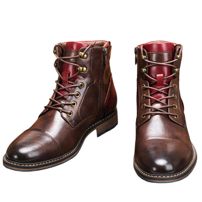 Aaron | Handgefertigte Leder Oxford Stiefel