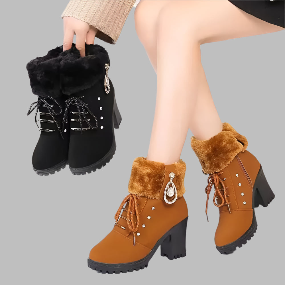 FellAnmut™ - Elegante Damen-Winterboots mit Absatz