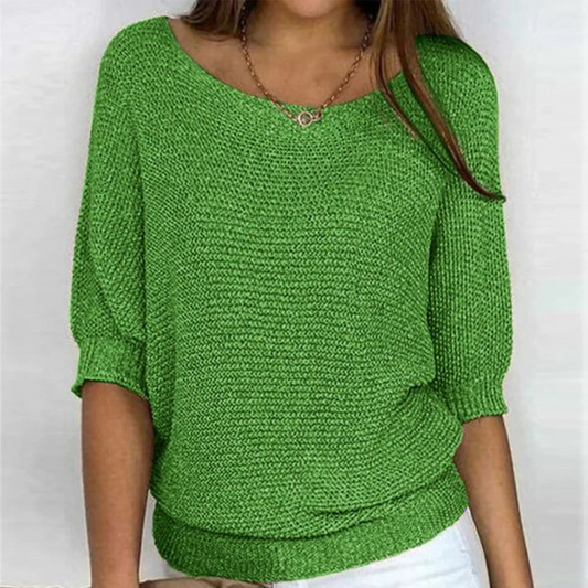 May sweater made of fine knit