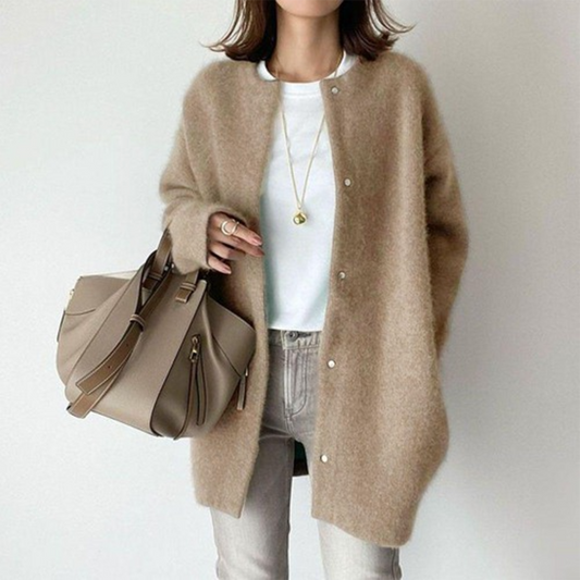 Elegant Anna knitted coat