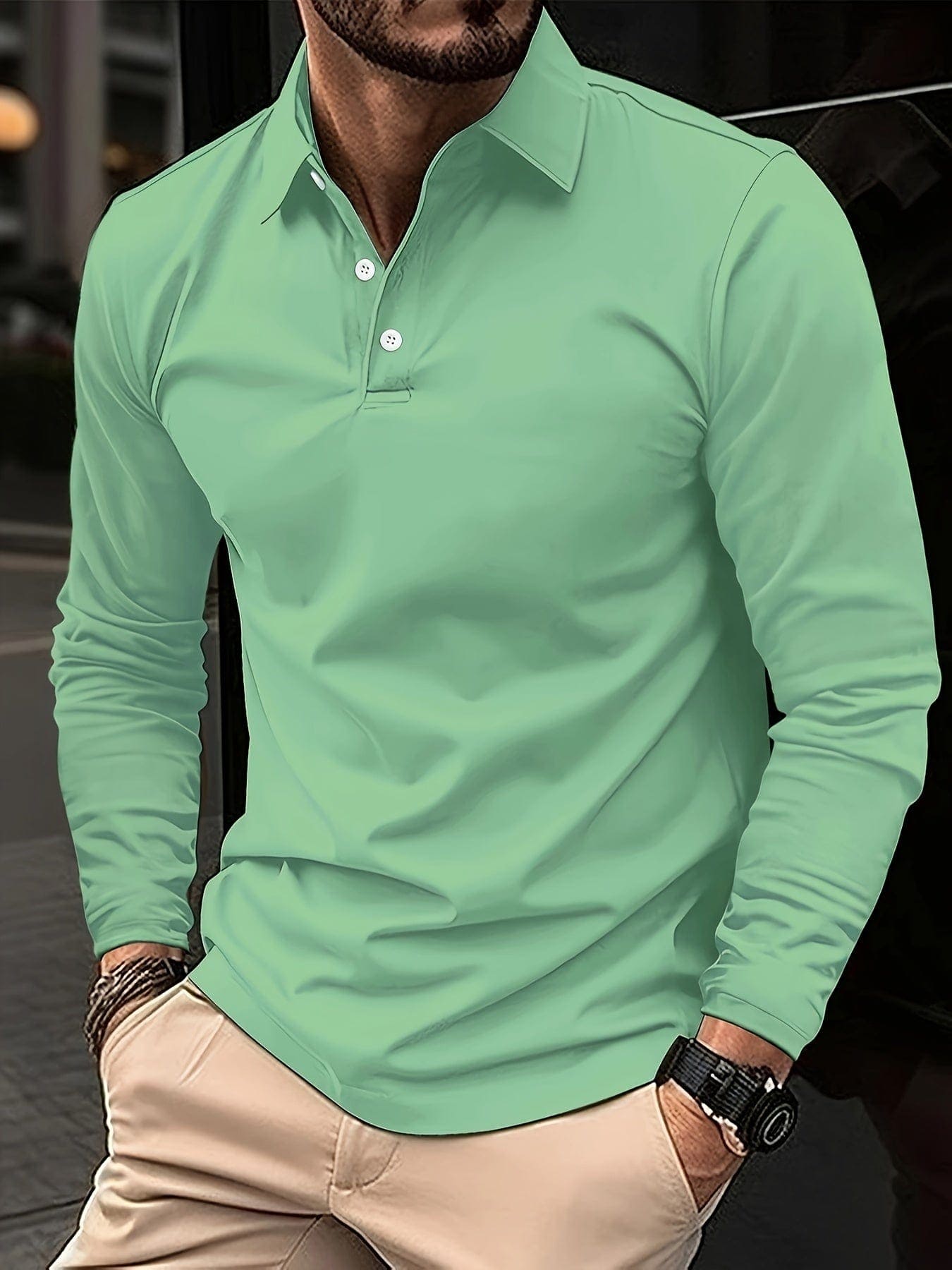 Marco Langarm Poloshirt by Joyelle.de