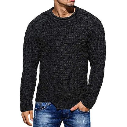 Paolo O-neck knitted sweater