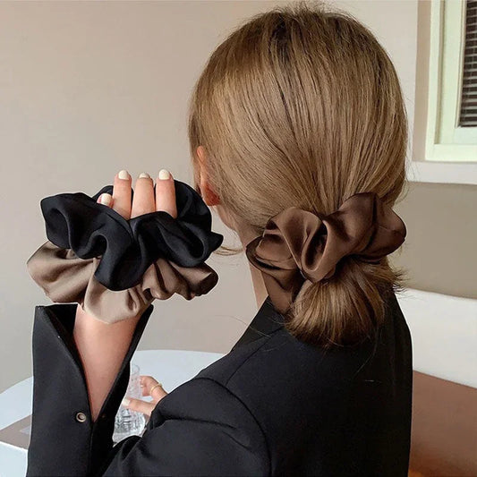 Elegant Silk Scrunchie Giant