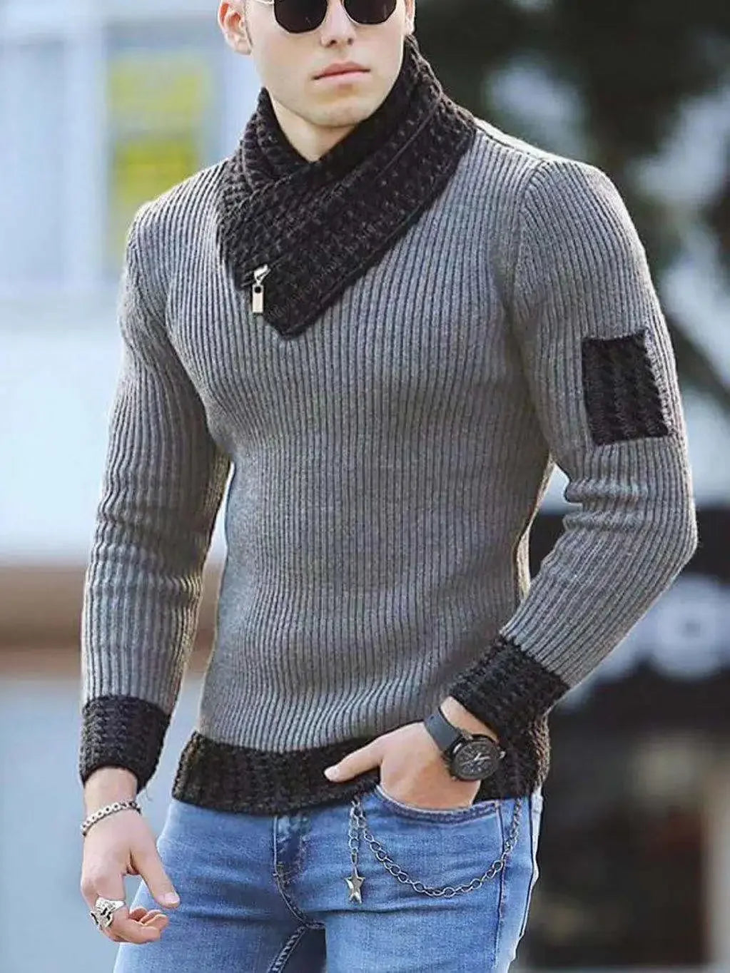 wool turtleneck sweater