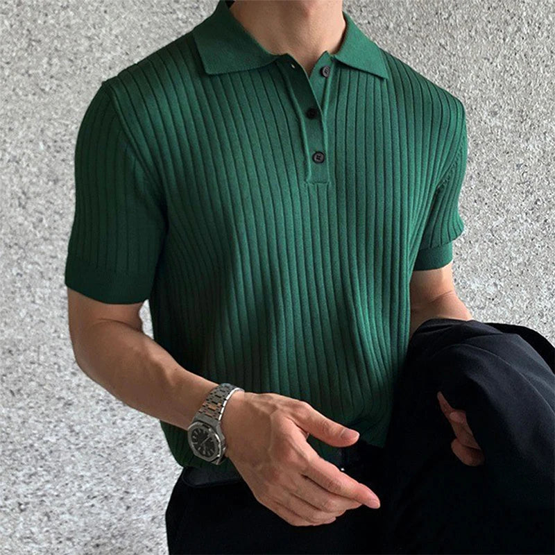 Retro Stripes Polo: Stil & Komfort