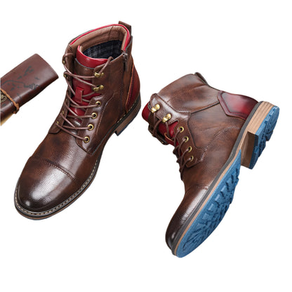 Aaron | Handgefertigte Leder Oxford Stiefel