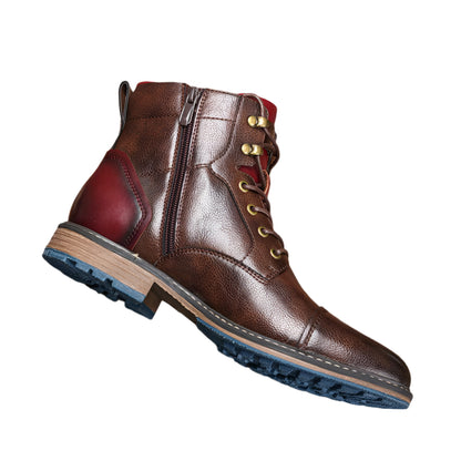 Aaron | Handgefertigte Leder Oxford Stiefel