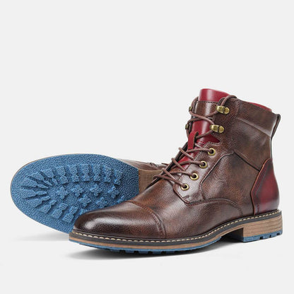 Aaron | Handgefertigte Leder Oxford Stiefel