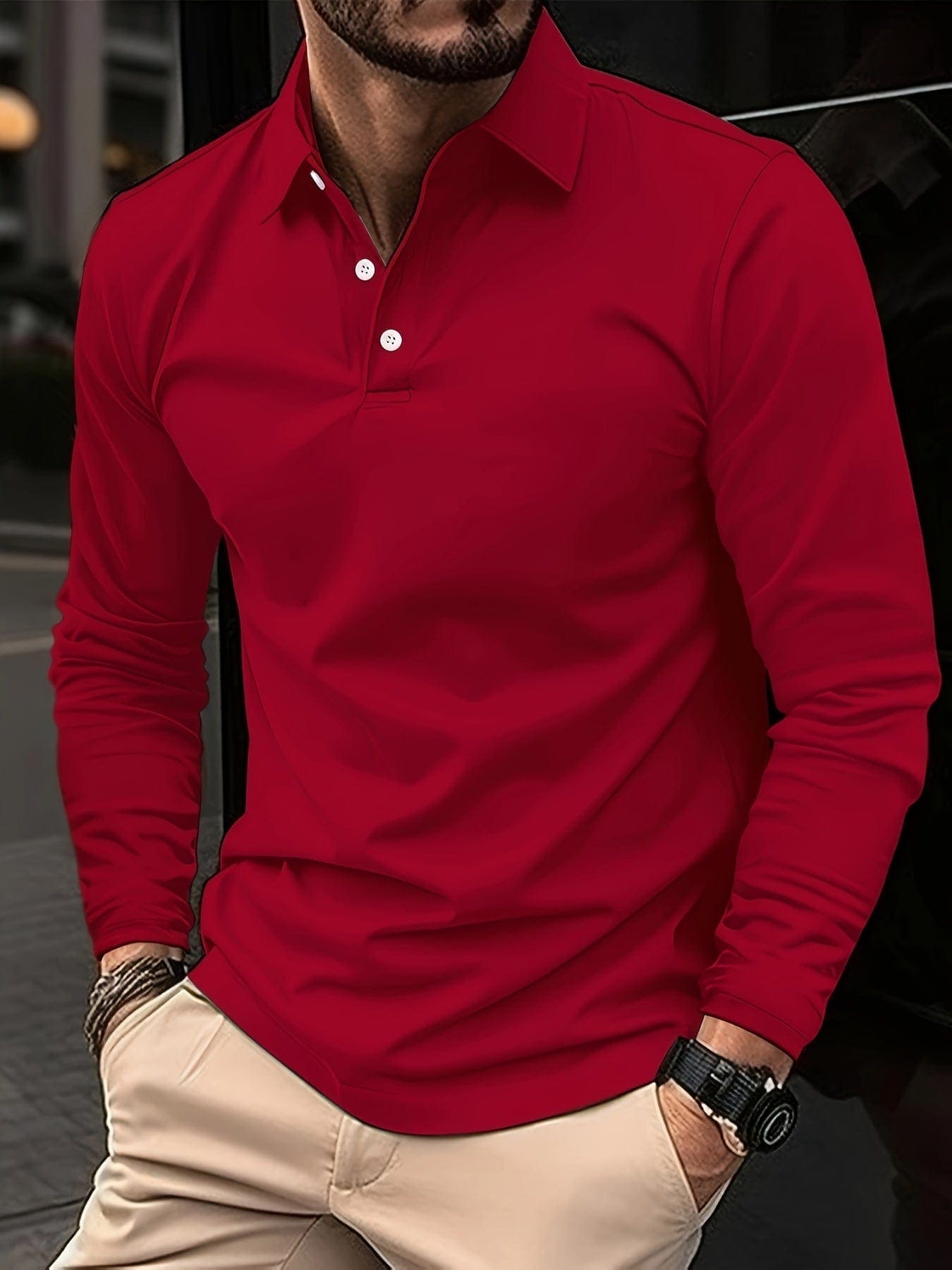 Marco Langarm Poloshirt by Joyelle.de